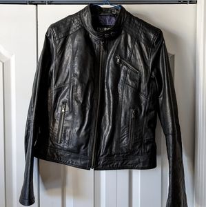 Genuine Leather Moto Jacket